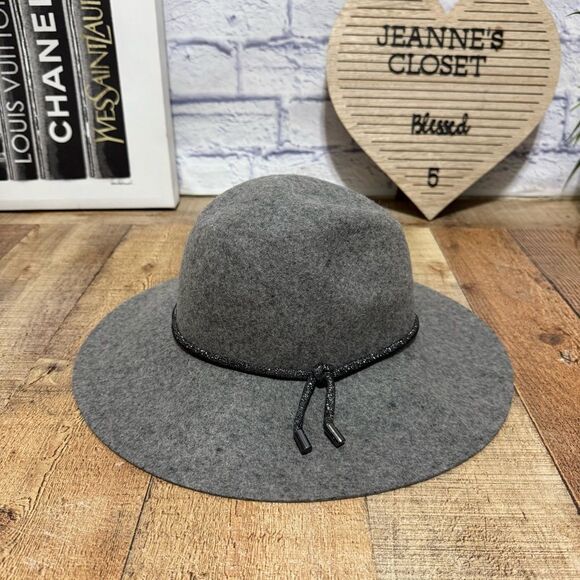 Nordstrom Wide Brim Wool Hat- One Size (Women’s) nwt - Picture 2 of 8